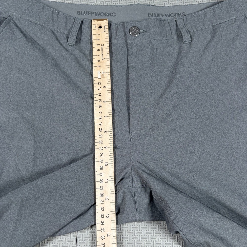 Bluffworks Pants Mens 38x34(33) Envoy Lightweight Travel Chino Regular Tech EC - Picture 10 of 11